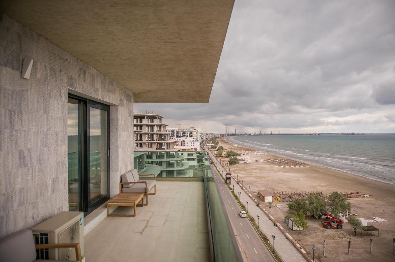 Luxury Promenada Apartment - Frontal Beachfront Mamaia Nord Нэводари Экстерьер фото